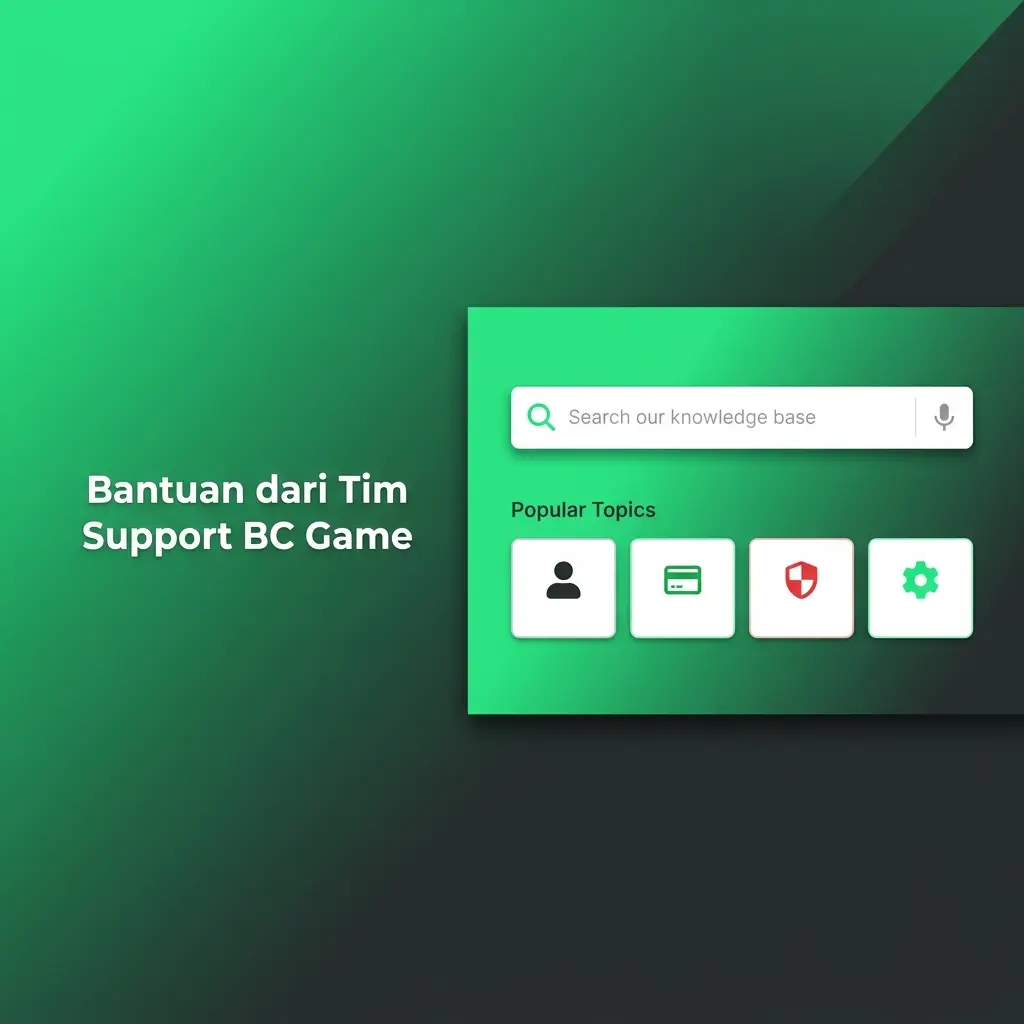 Tim support BC Game membantu pertanyaan akun, transaksi, dan bonus melalui live chat, email, Telegram, dan FAQ.