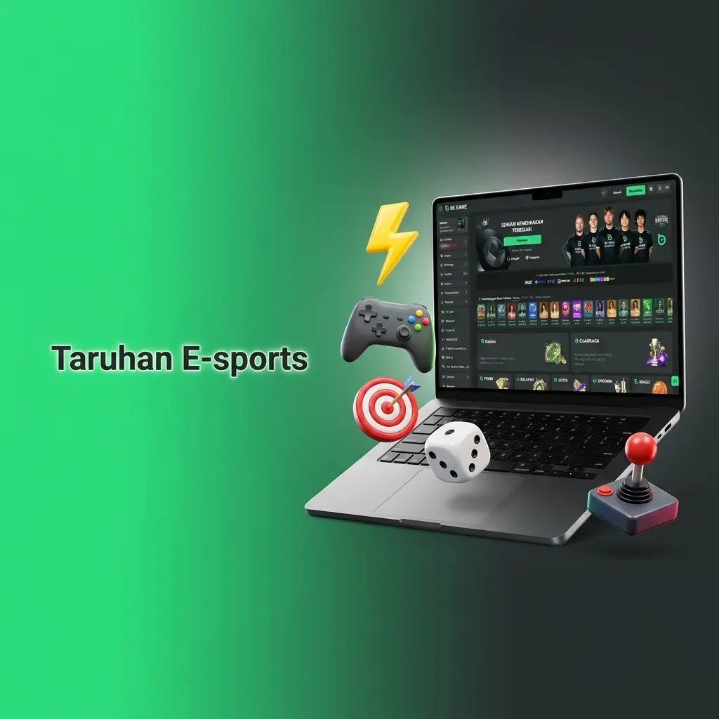 Taruhan e-sports MPL Indonesia dan The International Dota 2, mencakup handicap peta, total round, dan pemenang turnamen.