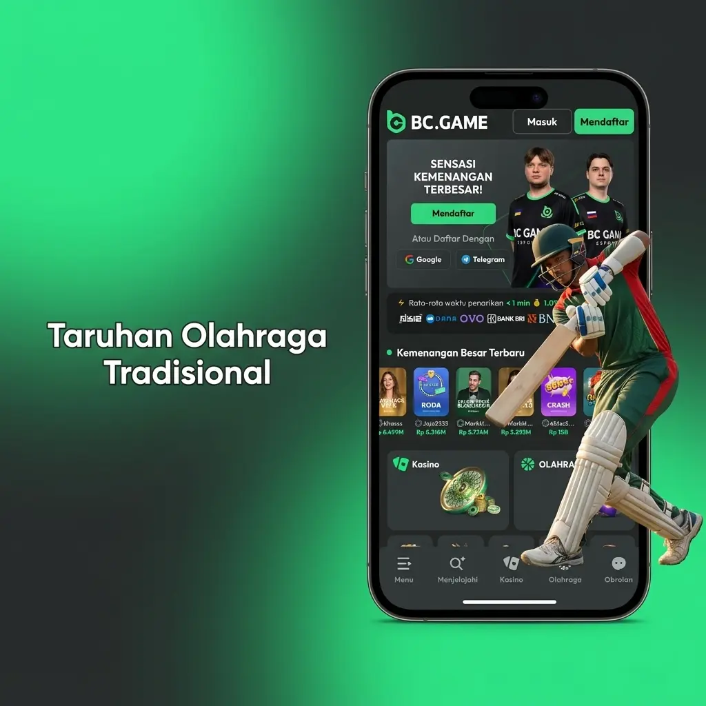 Taruhan olahraga tradisional untuk Liga Inggris, Liga Champions, dan Liga 1 Indonesia dengan odds kompetitif musim 2025-2026