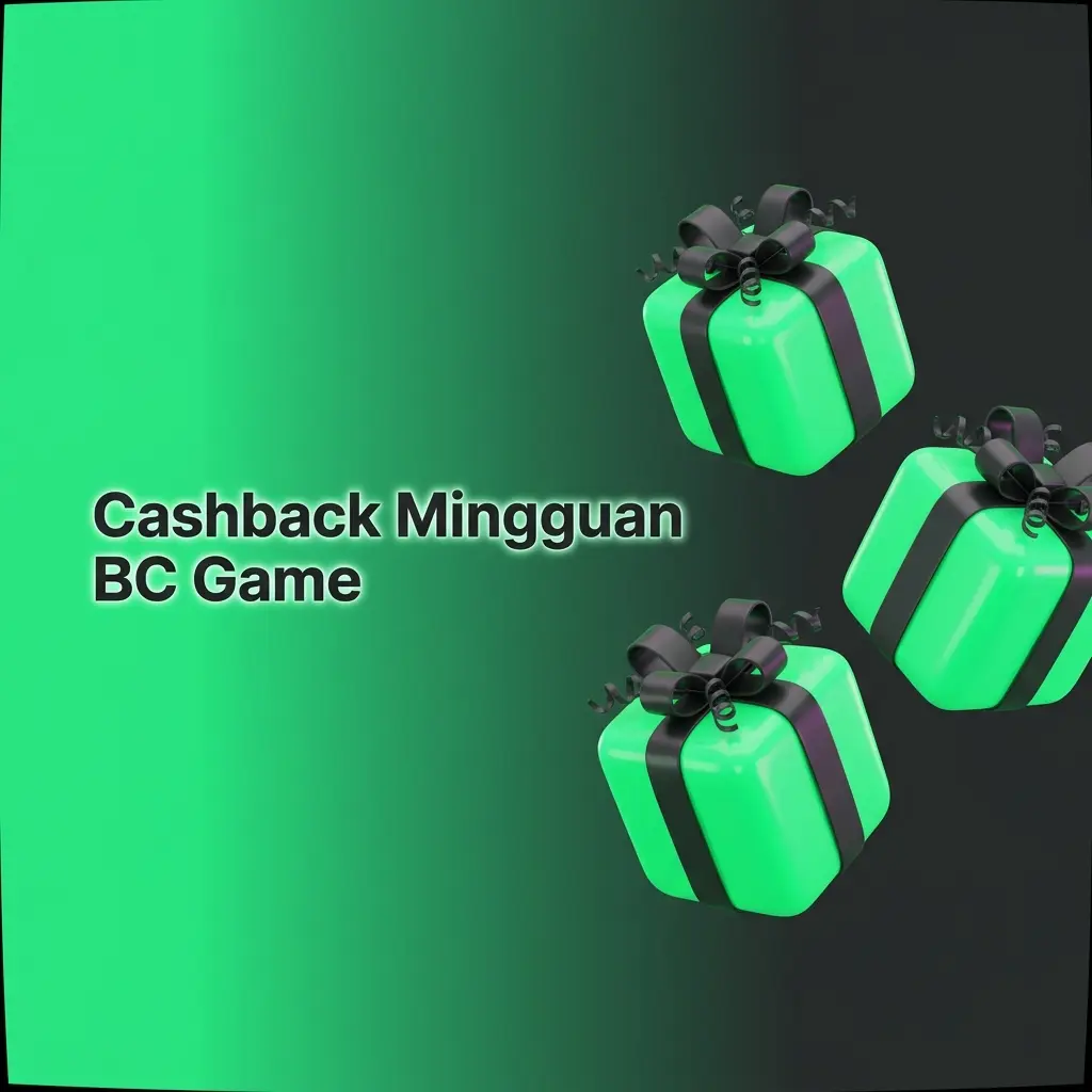 Cashback mingguan BC Game dihitung dari kerugian bersih, bertingkat 1%-10% sesuai level VIP, cair tiap Senin tanpa syarat wagering.